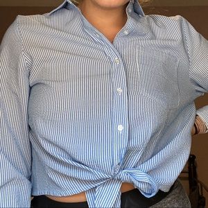 H&M Tie-Front Blouse